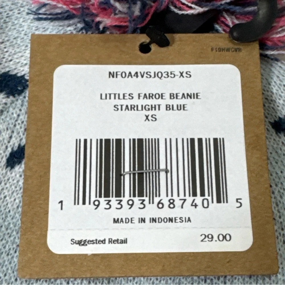 The North Face Littles Faroe Acrylic Beanie Infant. Size: XS (6-24M)